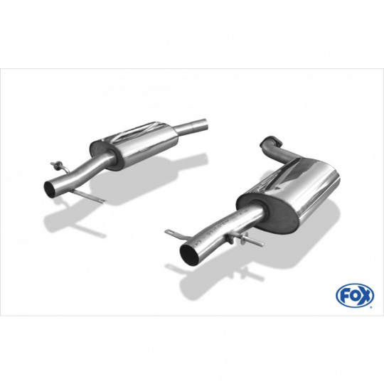Fox Sportauspuff přední díl s tlumičem pro Mercedes třída S 220 s motorem 5.0, 5.8 Fox Sportauspuff přední díl s tlumičem pro Mercedes třída S 220 s motorem 5.0, 5.8