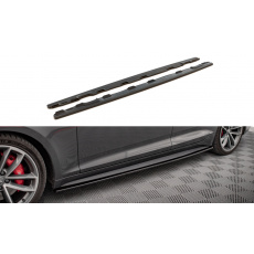 Maxton Design difuzory pod boční prahy pro Audi A5, S5 F5, černý lesklý plast ABS, Sportback Maxton Design difuzory pod boční prahy pro Audi A5, S5 F5, černý lesklý plast ABS, Sportback