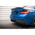 Maxton Design "Street Pro" difuzor zadního nárazníku pro BMW řada 2 F22, plast ABS bez povrchové úpravy, s černou a červenou linkou, M-pack