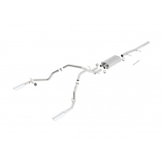 Borla Cat-Back výfukový systém "Touring" s koncovkami z boku pro Chevrolet Silverado 1500 4,8/5,3/6,0 V8 4-dvéř., EC/SB 78,7", CC/SHB 69,3", r.v. 2009-2013