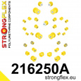 216250A: Strongflex Kompletní sada silentbloků pro zavěšení varianta SPORT
