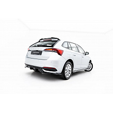 Maxton Design spoiler pod zadní nárazník s žebrováním pro Škoda Scala Mk1 Facelift, černý lesklý plast ABS Maxton Design spoiler pod zadní nárazník s žebrováním pro Škoda Scala Mk1 Facelift, černý lesklý plast ABS