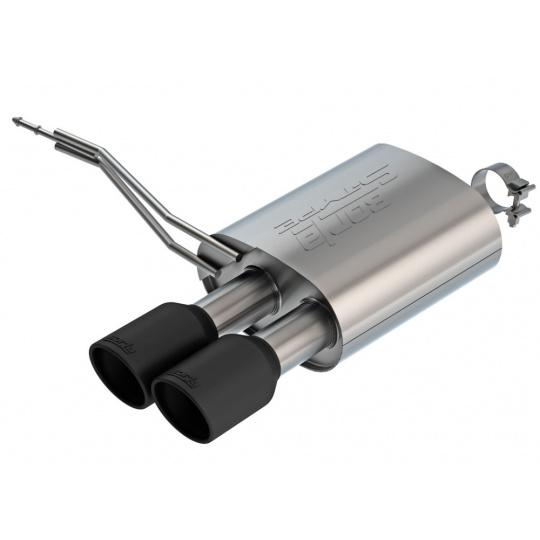 Borla koncový díl Axle-back "S-Type" pro Mini Cooper S F56 Hatchback r.v. 2014-2024/ Cooper S F57 Convertible r.v. 2016-2024 - Turbo, FWD, 2-dvéř, typ koncovek: černé