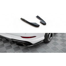Maxton Design boční difuzory pod zadní nárazník ver.2 pro Audi RS3 8V Facelift, černý lesklý plast ABS, Sedan