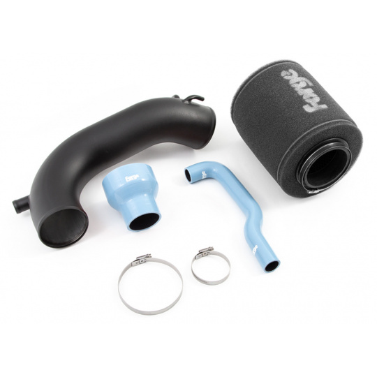 Forge Motorsport kit sání pro Hyundai Veloster N, barva hadice: světle modrá, materiál filtru: pěnový