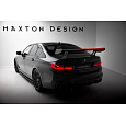 Maxton Design zadní křídlo s úzce rozkročenými držáky a LED světlem pro BMW řada 5 G30, G30 Facelift, pravý karbon