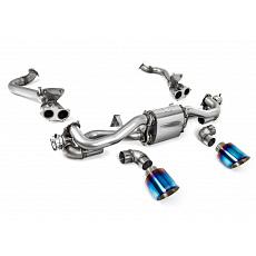 Milltek Sport náhrada GPF/OPF pro Porsche Cayman 718 GT4 4.0 (s OPF/GPF - vyrobeno od února 2020) 2020-2024, typ koncovek: GT-115 titanové modré