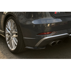 Maxton Design boční difuzory pod zadní nárazník pro Audi S3 8V FL, černý lesklý plast ABS Maxton Design boční difuzory pod zadní nárazník pro Audi S3 8V FL, černý lesklý plast ABS