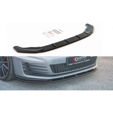 Maxton Design spoiler pod přední nárazník ver.1 pro Volkswagen Golf GTI Mk7, černý lesklý plast ABS Maxton Design spoiler pod přední nárazník ver.1 pro Volkswagen Golf GTI Mk7, černý lesklý plast ABS