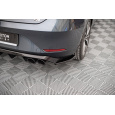 Maxton Design boční difuzory pod zadní nárazník pro Seat Leon FR Mk4, černý lesklý plast ABS, hatchback