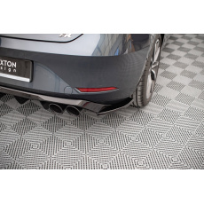 Maxton Design boční difuzory pod zadní nárazník pro Seat Leon FR Mk4, černý lesklý plast ABS, hatchback Maxton Design boční difuzory pod zadní nárazník pro Seat Leon FR Mk4, černý lesklý plast ABS, hatchback