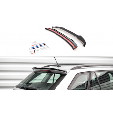 Maxton Design prodloužení spoileru pro Škoda Fabia Mk3, Carbon-Look Maxton Design prodloužení spoileru pro Škoda Fabia Mk3, Carbon-Look
