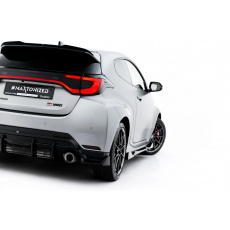 Maxton Design boční difuzory pod zadní nárazník ver.4 pro Toyota GR Yaris Mk4 Facelift, černý lesklý plast ABS