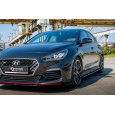 Maxton Design přítlačná křidélka předního nárazníku pro Hyundai i30 N Mk3, plast ABS bez povrchové úpravy, Hatchback/Fastback