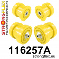116257A: Strongflex Sada silentbloků zadního nosníku varianta SPORT