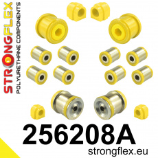256208A: Strongflex Kompletní sada silentbloků pro zavěšení varianta SPORT 256208A: Strongflex Kompletní sada silentbloků pro zavěšení varianta SPORT