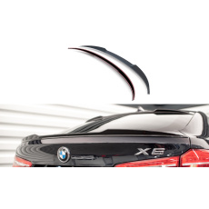 Maxton Design prodloužení spoileru 3d pro BMW X6 F16, černý lesklý plast ABS, M-pack