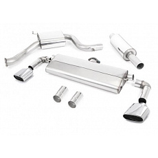 Milltek Sport homologovaný výfuk cat-back s rezonátorem pro Seat Leon Cupra 300 2.0 TSI (bez OPF/GPF) 2018-2019, oválná leštěná koncovka