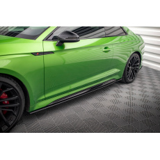 Maxton Design "Street Pro" difuzory pod boční prahy pro Audi RS5 F5 FL, plast ABS bez povrchové úpravy