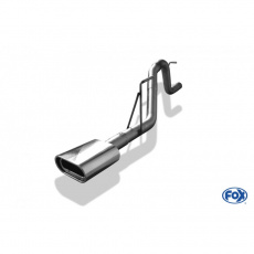 Fox Sportauspuff koncový díl s koncovkou 160x80 Typ 53 pro Dodge Nitro s motorem 2.8 D, 3.7, 4.0