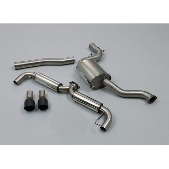 Milltek Sport výfukový systém cat-back 3" Race System pro Volkswagen Golf Mk6 GTi 2.0 TSI 210PS 2009-2013, typ koncovek: GT-100B černé