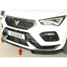 Rieger lipa pod přední nárazník pro Seat Ateca Cupra 5FP, 08/20-, plast ABS lakovaný do černé lesklé barvy Rieger lipa pod přední nárazník pro Seat Ateca Cupra 5FP, 08/20-, plast ABS lakovaný do černé lesklé barvy