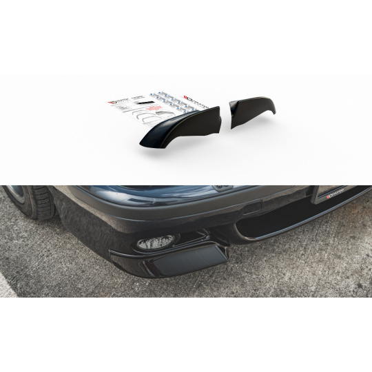 Maxton Design spoiler pod přední nárazník pro BMW M5 E39, černý lesklý plast ABS