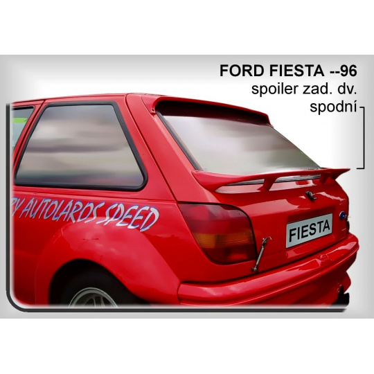 Stylla spoiler zadních dveří Ford Fiesta (1989 - 1997) - dolní