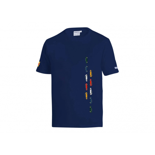 Sparco tričko Lancia Delta, barva: modrá, velikost: XS