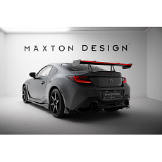 Maxton Design zadní křídlo s horním uchycením (swan-neck) a LED světlem pro Subaru BRZ Mk2, pravý karbon