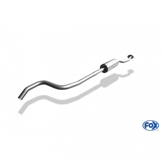 Fox Sportauspuff přední díl s tlumičem pro Citroen C2  s motorem 1.1, 1.4