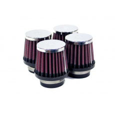 K&N univerzální kulatý zkosený filtr se vstupem 35 mm a výškou 57 mm, kovový vrchlík K&N univerzální kulatý zkosený filtr se vstupem 35 mm a výškou 57 mm, kovový vrchlík