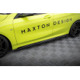 Maxton Design "Street Pro" difuzory pod boční prahy pro BMW řada 1 F40, plast ABS bez povrchové úpravy, s červenou linkou, M-Pack / M135i
