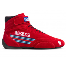 Závodní boty Sparco Top Martini Racing, s homologací FIA, barva: červená, velikost: 47 Závodní boty Sparco Top Martini Racing, s homologací FIA, barva: červená, velikost: 47