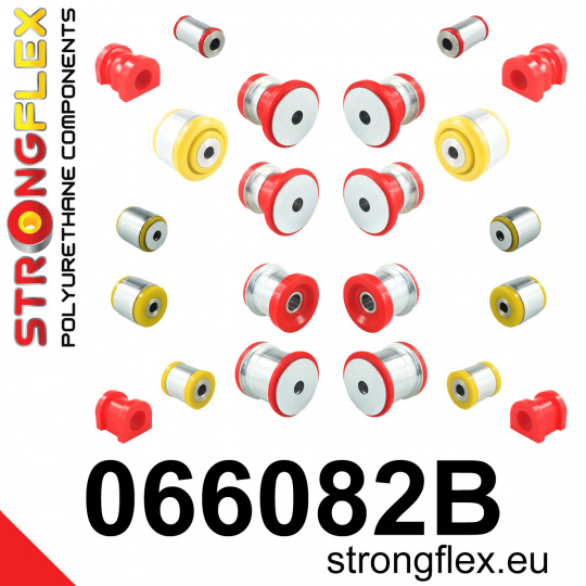 066082B: Strongflex Kompletní sada silentbloků pro zavěšení
