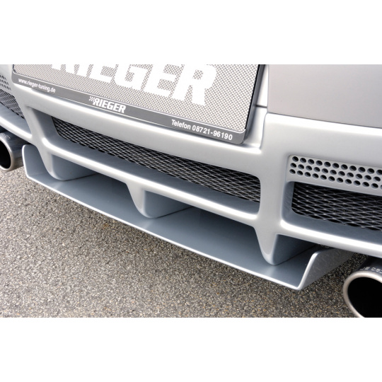 Rieger difuzor pod zadní nárazník pro Volkswagen Golf 5 1K 3-dvéř., 5-dvéř., plast ABS bez povrchové úpravy