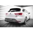 Maxton Design boční difuzory pod zadní nárazník ver.2 pro Seat Leon Cupra Mk3, černý lesklý plast ABS, Sportstourer