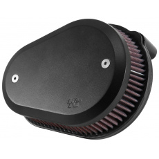 K&N Street Metal sportovní kit sání pro HARLEY DAVIDSON FLSTFB Softail Fat Boy Lo 96 CI 2010, 2011 lakovaný vrchlík, výška: 57 mm