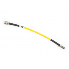 Forge Motorsport sada opletených brzdových hadic pro Audi RS3 8Y 2022-, barva potahu: žlutá