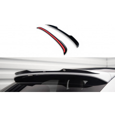 Maxton Design prodloužení spoileru pro Porsche Cayenne Mk3 Coupe, černý lesklý plast ABS