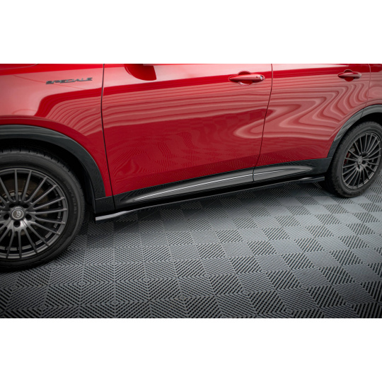 Maxton Design difuzory pod boční prahy pro Alfa Romeo Tonale Mk1, černý lesklý plast ABS