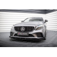 Maxton Design "Street Pro" spoiler pod přední nárazník s křidélky pro Mercedes třída C W205 Facelift/43 AMG/Coupe, plast ABS bez povrchové úpravy