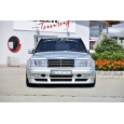 Rieger přední nárazník pro Mercedes 190 W201 sedan, GFK (laminát), pro vozy s originální maskou, s výřezem pro mlhová světla