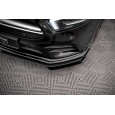 Maxton Design rohové spoilery pod přední nárazník pro Mercedes třída A W177 A35 AMG Aero, W177 AMG-Line Aero, černý lesklý plast ABS