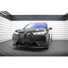 Maxton Design spoiler pod přední nárazník ver.2 pro BMW iX I20, černý lesklý plast ABS, M-pack