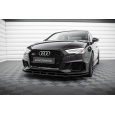 Maxton Design "Street Pro" spoiler pod přední nárazník pro Audi RS3 8V Facelift, plast ABS bez povrchové úpravy, Sedan