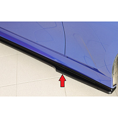 Rieger spoiler pod boční práh mont. strana pravá pro BMW 3er G21 G3K touring, 03/19-, plast ABS lakovaný do černé lesklé barvy