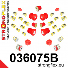 036075B: Strongflex Kompletní sada silentbloků pro zavěšení 036075B: Strongflex Kompletní sada silentbloků pro zavěšení