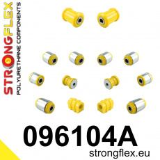 096104A: Strongflex Sada silentbloků zadního zavěšení varianta SPORT