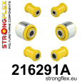 216291A: Strongflex Sada silentbloků zadního zavěšení varianta SPORT